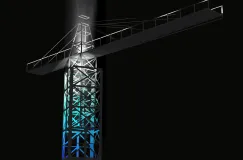 Tak będzie wyglądać iluminacja stoczniowego dźwigu
