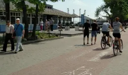Gdynia: mało miejsca dla pieszych i rowerzystów nad morzem