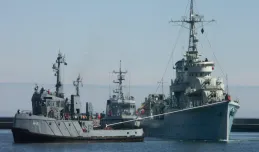 Salut z Błyskawicy na pożegnanie Polskiej Marynarki Wojennej