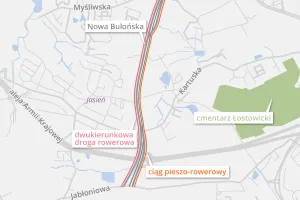 Rozwiązania rowerowe Nowej Bulońskiej