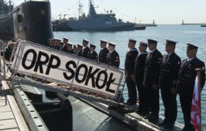 Okręt ORP 'Sokół' zakończył służbę