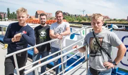 Załoga tramwaju wodnego uratowała tonącego w Motławie