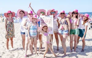 Na Różowej plaży pokazali, jak dbać o zdrowie