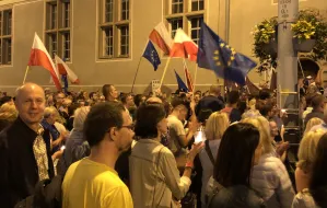 Protest KOD-u przed sądami w Gdańsku i Gdyni