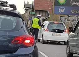 Kierowcy zaskoczeni poranną kontrolą trzeźwości na Grunwaldzkiej