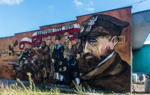 Pierwszy mural o Westerplatte na nowej siedzibie piekarni Pellowskiego