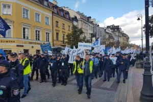 Policjanci z Pomorza protestowali w Warszawie