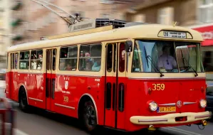 Cztery zabytkowe trolejbusy z Gdyni