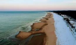 Niski poziom wody w Bałtyku odsłonił ciekawe widoki