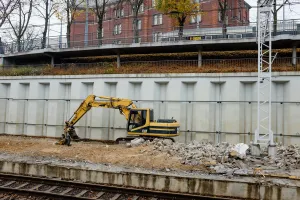 Kolejny peron dworca Gdańsk Główny w remoncie