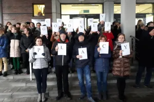 Pracownicy sądów protestują. W Gdyni sprawy odwołane