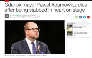 Światowe media wstrząśnięte atakiem w Gdańsku i śmiercią prezydenta