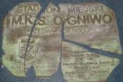 Znalazła się tablica sprzed stadionu w Sopocie