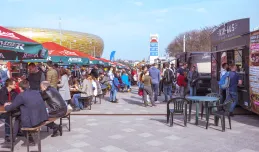 Food trucki opanowały parking Stadionu Energa Gdańsk