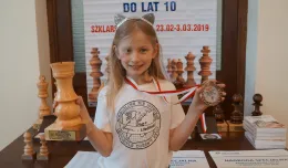 Sport Talent. 10-letnia Sandra Konkol wygrywa w szachy z dorosłymi