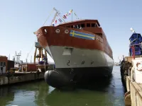 Wodowanie okrętu dla szwedzkiej marynarki wojennej