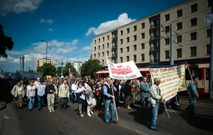Związkowcy z Solidarności przemaszerowali przez Gdańsk