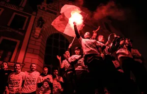 Lechia Gdańsk świętowała. Tysiące kibiców na Długim Targu
