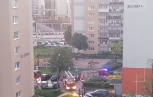 Podpalenie windy w bloku na Morenie. 11 osób w szpitalu