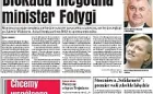 Blokada niegodna minister Fotygi