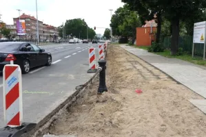 Będzie łatwiej chodzić i jeździć wzdłuż Legionów we Wrzeszczu