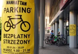 Darmowy parking rowerowy w gdańskim C.H. Manhattan