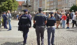 Policjanci z Włoch i Niemiec na ulicach Gdańska