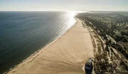 Plaża na Stogach najszerszą plażą w Polsce