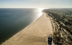 Plaża na Stogach najszerszą plażą w Polsce