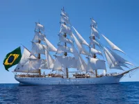 Brazylijska fregata płynie do Gdyni