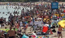 Tłumy na trójmiejskich plażach