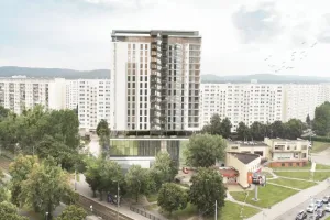 Żabianka. Wraca pomysł budowy wieżowca u zbiegu Pomorskiej i Gospody