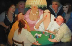 Pulchne panie grają w karty. Wystawa Andrzeja Umiastowskiego w Pałacu Opatów