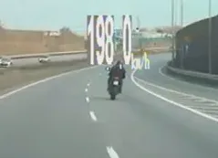 Pijany motocyklista jechał blisko 200 km/h