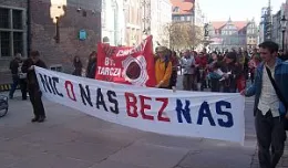 Anarchiści w Gdańsku przeciwko tarczy