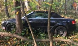 25-latka zostawiła samochód w środku lasu
