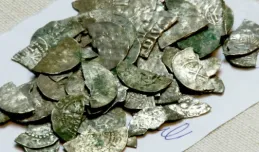 Srebrna biżuteria i monety z XI w. znalezione w lesie