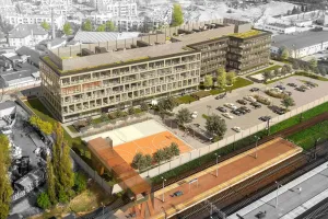 Nowy biurowiec przy SKM Oliwa będzie gotowy w 2021 roku