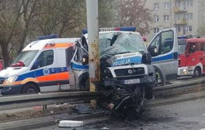 Policjant w śpiączce po wypadku w Gdyni
