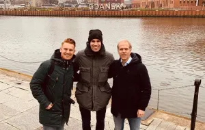 Holenderski piłkarz Robin van Persie odwiedził Gdańsk