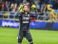 Korona Kielce - Arka Gdynia 0:1. Pavels Steinbors wybronił zwycięstwo
