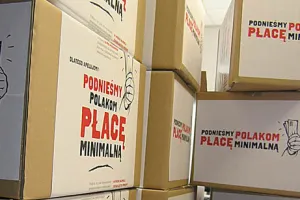 Solidarność zebrała podpisy  w sprawie płacy minimalnej