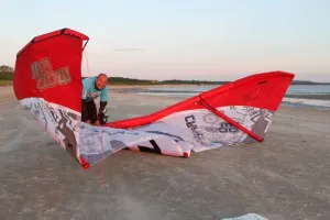 Z latawcem przesurfował cały Bałtyk