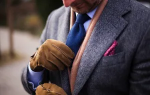 Rękawiczki dla eleganckiego mężczyzny