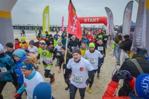 Sopocka Zima. Pobiegnij plażą na osiem kilometrów