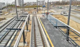 Postęp prac na pętli tramwajowej Ujeścisko