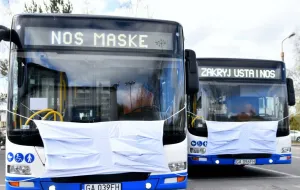 Na ulice Gdyni wyjechały autobusy w maseczkach