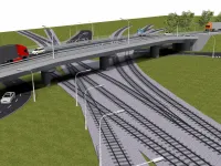 Kolejarze zbudują 100-metrowy wiadukt w Gdańsku