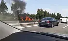Pożar auta na obwodnicy między Osową a Matarnią