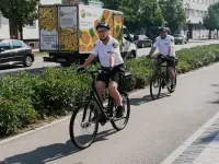 Strażnicy miejscy w Gdyni wsiedli na rowery